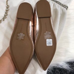 Express Shoes - Express jeweled rose gold flats Express Shoes - Express jeweled rose gold flats